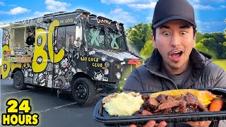 Eating at Food Trucks For 24 Hours impossible [upl. by Asennav446]