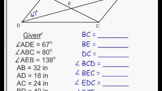 Parallelogram Properties 32 [upl. by Katt]