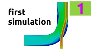 How to run your first simulation in OpenFOAM®  Part 1  tutorial download link to msh files below [upl. by Zerdna]