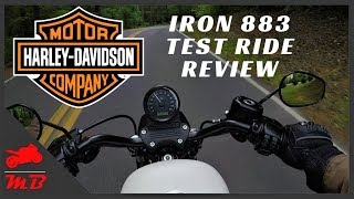 2018 Harley Iron 883 Test Ride and Review [upl. by Roht652]