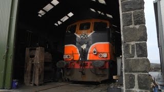 GM Loco No 146 startup  Downpatrick  6th May 2013 [upl. by Orpheus]