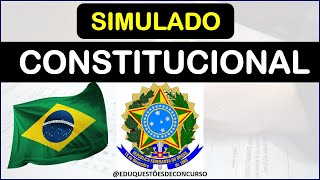 simulado DIREITO CONSTITUCIONAL 2024 direitoconstitucional concursospúblicos [upl. by Monroy107]