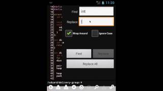 DroidEdit  Source Code Editor for Android [upl. by Lemraj]