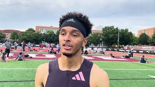 Terrance Laird Feeling Confident After 200m Dash Win in 2030 in Atlanta [upl. by Marleen666]