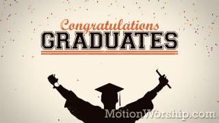 Graduation Confetti Congrats HD Loop by Motion Worship [upl. by Daus]