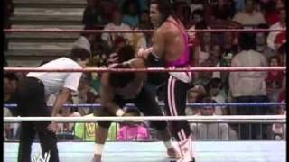 Bret Hart vs Haku WWF 1991 [upl. by Aztiley]