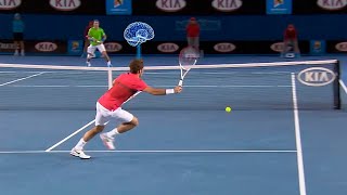 Roger Federer The Most Creative amp Smart Shots Nobody Expected [upl. by Ynaffets]