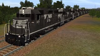 Trainz Driver 2 Norfolk Southern Gp382 Power Move [upl. by Gretna]