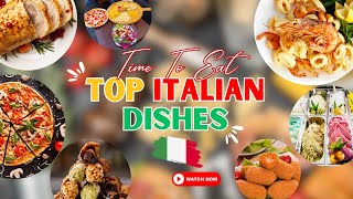 Incredible Top 8 Most Popular Italy Foods  Italy Street Foods  Traditional Italian Cuisine [upl. by Atsed]