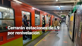 METRO CERRADO  Estas son las estaciones que no tendrán servicio por renivelación [upl. by Nataniel]