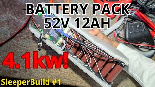 How To Build a 52V 12Ah Battery pack  SlepeerBuild 1 [upl. by Ettenauq]