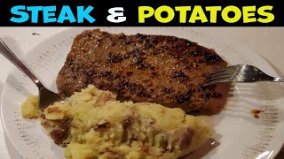 Making Steak and Mashed Potatoes [upl. by Crandell723]