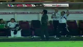 Mexico vs Brazil  Nery Castillo Goal Copa America 2007 [upl. by Cordier974]