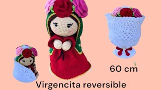 virgencita reversible PARTE 2 RAMO magico a crochet [upl. by Irod810]