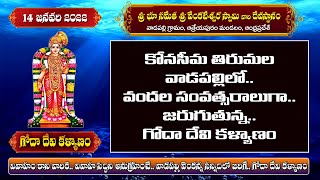 వివాహ సిద్ధిని కలిగించే  Vadapalli Godha Kalyanam  Konaseema Tirumala Vadapalli [upl. by Ardnas319]