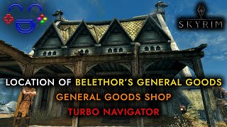 Belethors General Goods Navigator  Whiterun  Skyrim [upl. by Andryc]