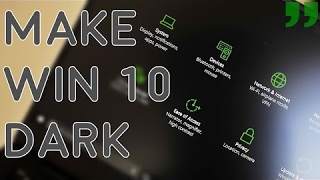 Windows 10 Dark Mode [upl. by Allenrac]