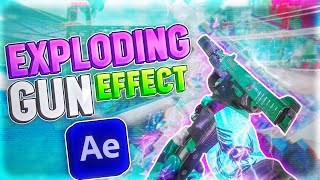 Exploding Gun Effect with Plexus in After Effects Tutorial [upl. by Razaile218]