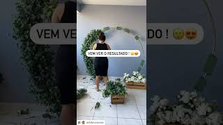 Decoração cerimônia de casamento simples ♥️ casamento miniwedding noivas decoration decor [upl. by Oisacin414]