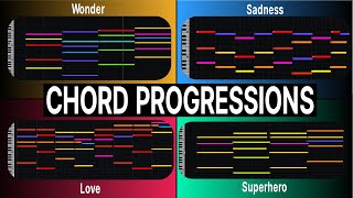 9 Hollywood Chord Progressions for 9 Different Emotions [upl. by Freudberg]