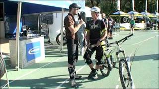 MountainBIKE Testival 2011  Interview Steffi Marth [upl. by Haeluj]