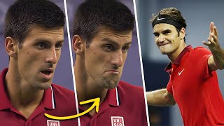 Not Even Djokovic Can Handle Federers Most Brutal Attacking Tennis [upl. by Kannry]