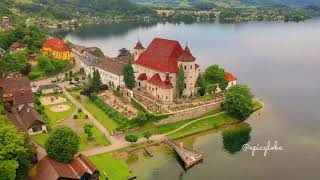 Traunkirchen am Traunsee Austria Gmunden Österreich 4k [upl. by Corotto]