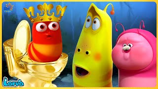 Larva CARTOONS Episode 96THE KINGS LONELY THRONE  Cartoons box by SMToon Asia [upl. by Nnaycnan139]