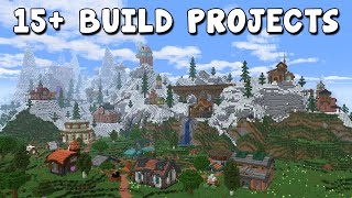 15 Build Project Ideas for Your Minecraft Survival World [upl. by Janessa]