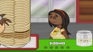 giving sasha 1006 pancakes on papas pancakeria [upl. by Akemet]