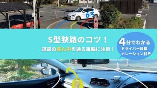 S型狭路のコツ！【成功するドライバー目線】 [upl. by Platt]