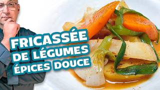 Recette de fricassée de légumes assaisonnée avec des épices douces [upl. by Erodasi]