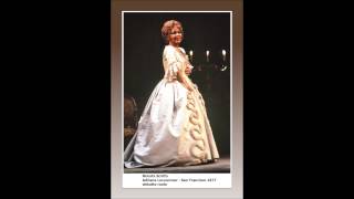 Soprano RENATA SCOTTO  Adriana Lecouvreur quotIo son lumile ancellaquot live 1977 [upl. by Macfarlane]