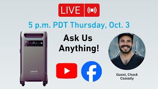 Join Anker and Chuck Cassady today for an F3800 AMA [upl. by Ycniuqed906]