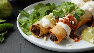 Crispy Beef Flautas [upl. by Forward]