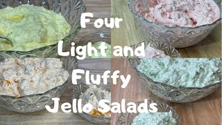 4 Light and Fluffy Jello Salads [upl. by Marb]