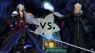 KH2FM  Xemnas vs Sephiroth [upl. by Sholley587]