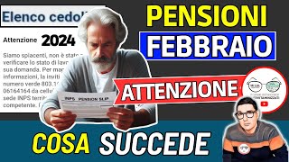 INPS⚠️ PENSIONI FEBBRAIO 2024 ➡ CEDOLINI e DETTAGLIO BLOCCATI con NOVITà AUMENTI NETTI quando [upl. by Mobley29]