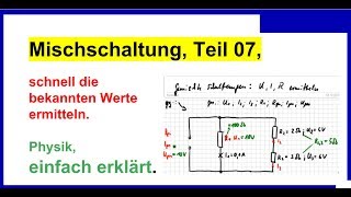 Verzweigter Stromkreis gemischte Schaltung Mischschaltung Teil 07 R U I [upl. by Ramat]