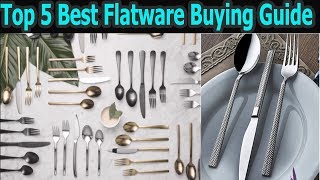 Top 5 Best Flatware In 2020Best Flatware Sets In The Market Best Flatware Review [upl. by Tina182]