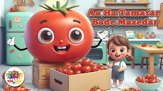 Aha Tamatar Bade Mazedaar  Tamatar Song  Kids Krew Hindi Rhyme  Best songs for kids [upl. by Osterhus]