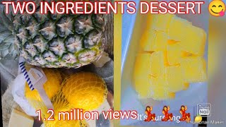 12 million views 2 ingredients dessert 😮😮😮💃💃💃 spicy Lady M recipe 💯 [upl. by Lauzon]