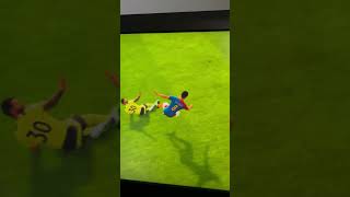 Fouling Messi  messi foul fifacareermode dive tedlasso afcrichmond foulplayteam jumparound [upl. by Ahsyla]