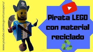 DISFRAZ PARA NIÑO ▶️con material reciclado♻️ [upl. by Lehsar798]