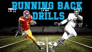 3 D1 COLLEGE LEVEL RB DRILLS ORGANIZED EXPLAINED [upl. by Morrill726]