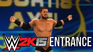 WWE 2k15 Curtis Axel Entrance [upl. by Anircam]