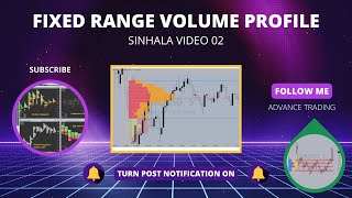 VOLUME PROFILE VIDEO 02 SINHALAfixed range volume profile [upl. by Ahsieken]