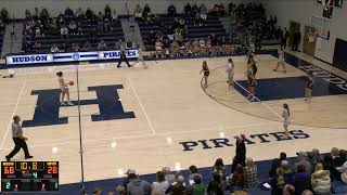 Hudson vs Sumner Fred HS Varsity Girls Basketball [upl. by Lleirbag176]