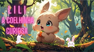 Lili a coelhinha curiosa Historinha infantil para aprender se divertindo [upl. by Alracal]