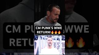 CM PUNK SAYS HIS WWE RETURN WAS A BIGGER DEAL THAN THEY EXPECTED [upl. by Shiff591]